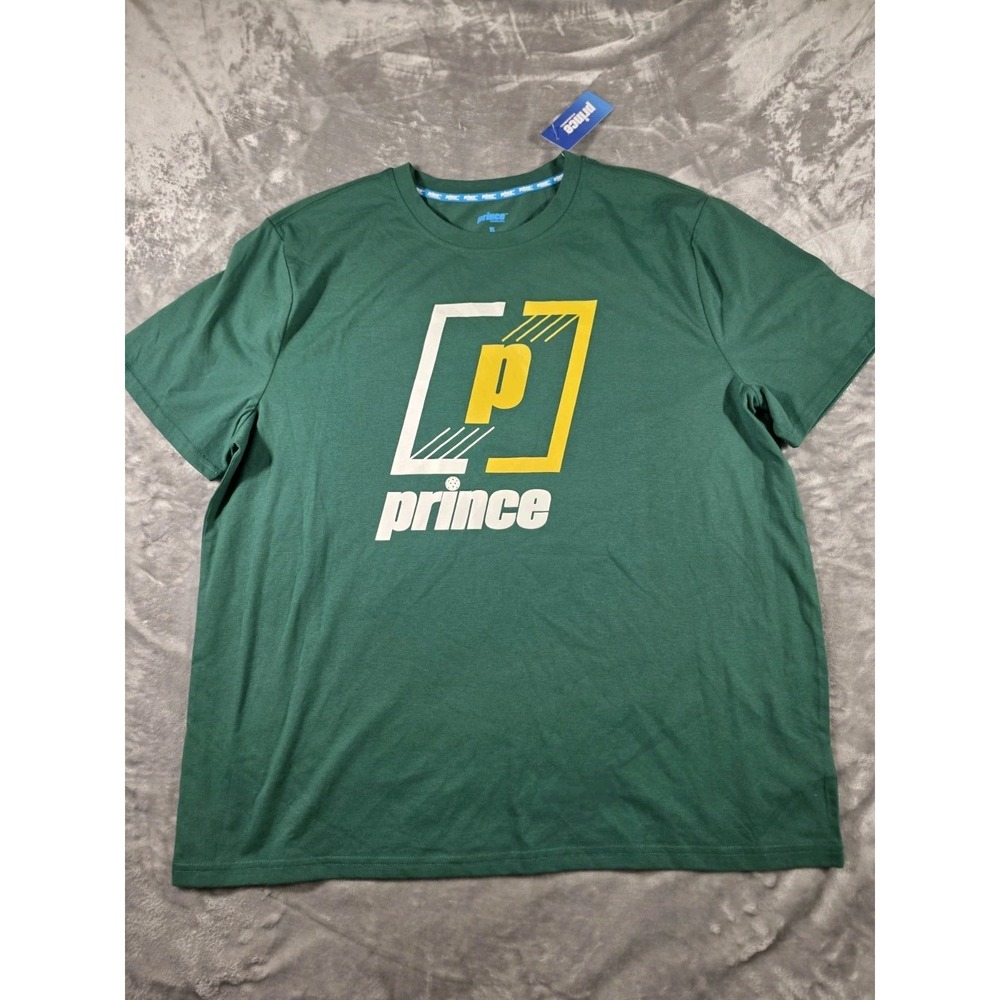 NWT Prince Pickleball Green Short Sleeve Crewneck T Shirt Men's XL